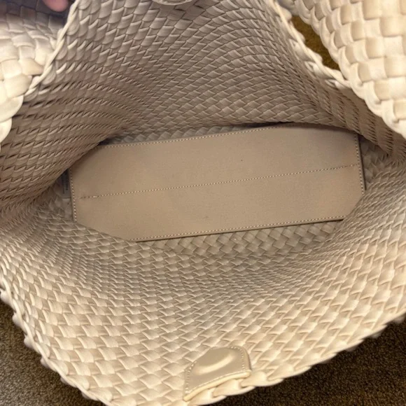Naghedi Beige Woven Hobo Bag - Picture 6 of 9